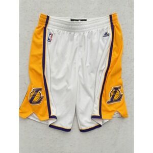 Adidas Los Angeles Lakers 2010 Game Issued Shorts Basketball Shorts Mens XL RARE